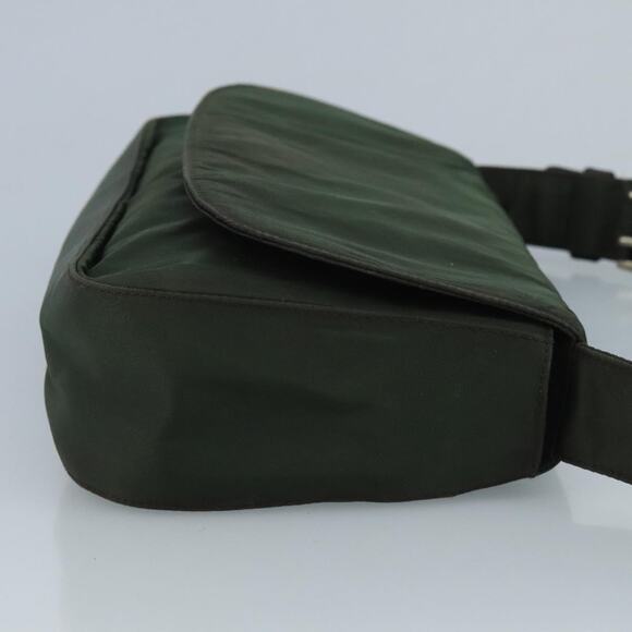 PRADA Shoulder Bag Nylon Green - Picture 4 of 12